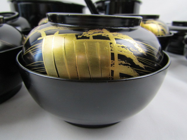 ◇茶道具 木製漆器 茶懐石道具 5客組 一式◇ | VILLE-SAINTEMARIE.COM