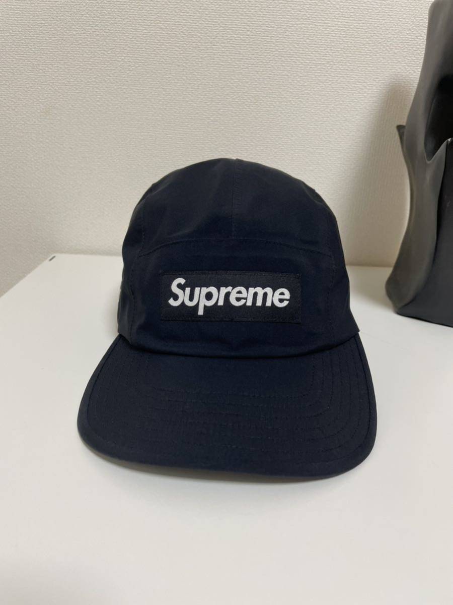 Supreme GORE-TEX シュプリーム ゴアテックス キャップ 黒 サイズフリー Camp Cap ハット 帽子 ボックスロゴ　