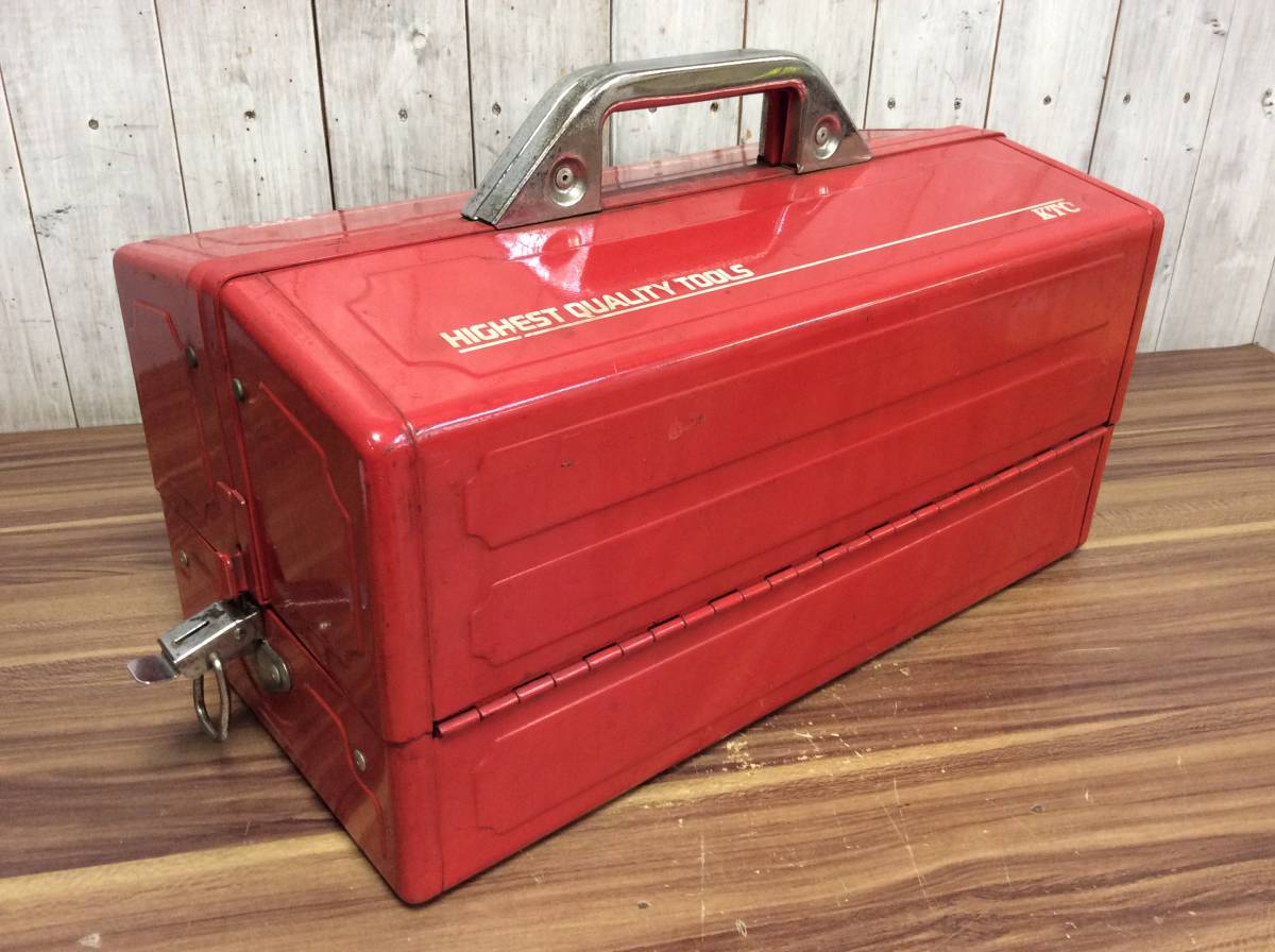 RH-6373】中古品 KTC 工具箱 両開き ツールボックス 工具ケース 