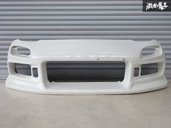 C-WEST Cウエスト FD3S RX-7 RX7 3型 FRP エアロ フロントバンパー 白
