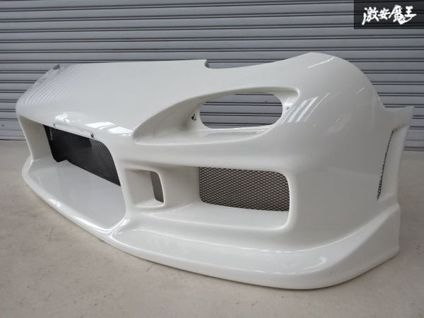 C-WEST Cウエスト FD3S RX-7 RX7 3型 FRP エアロ フロントバンパー 白 C-WEST Cウエスト FD3S RX-7 RX7 3型 FRP エアロ フロントバンパー 白