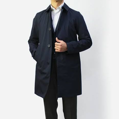 Herno ヘルノ ライトコート ナイロンコート レインコート 46 ネイビー メンズ(Mサイズ)|売買されたオークション情報、yahooの ...