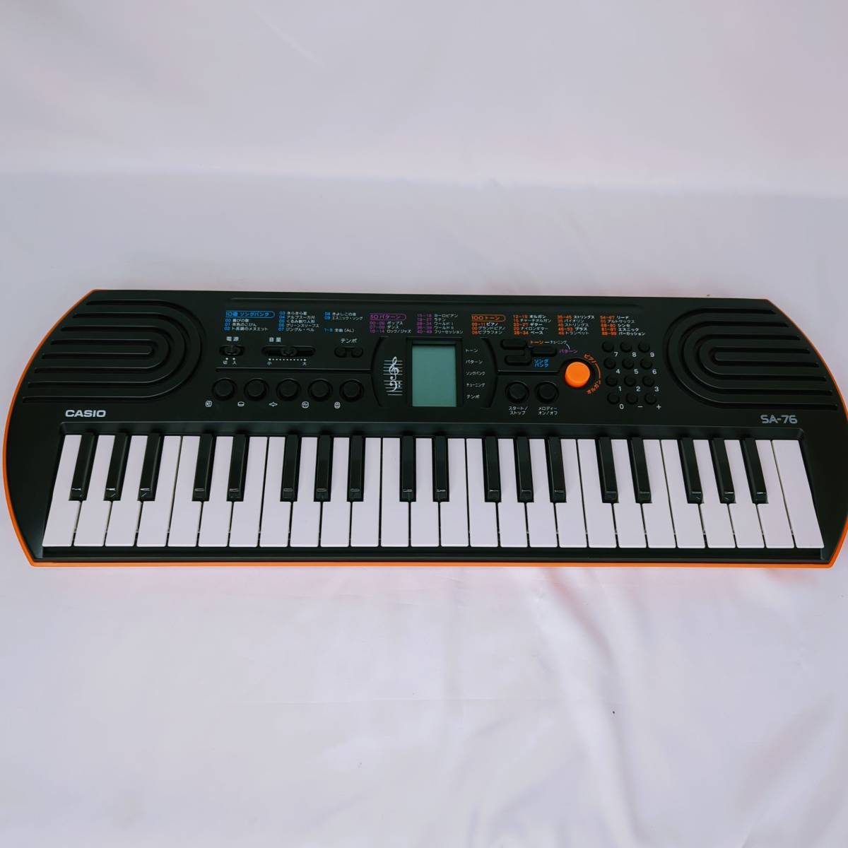 ○ミニキーボードSA-76 ○純正ヘッドホン ○純正ACアダプタ3点