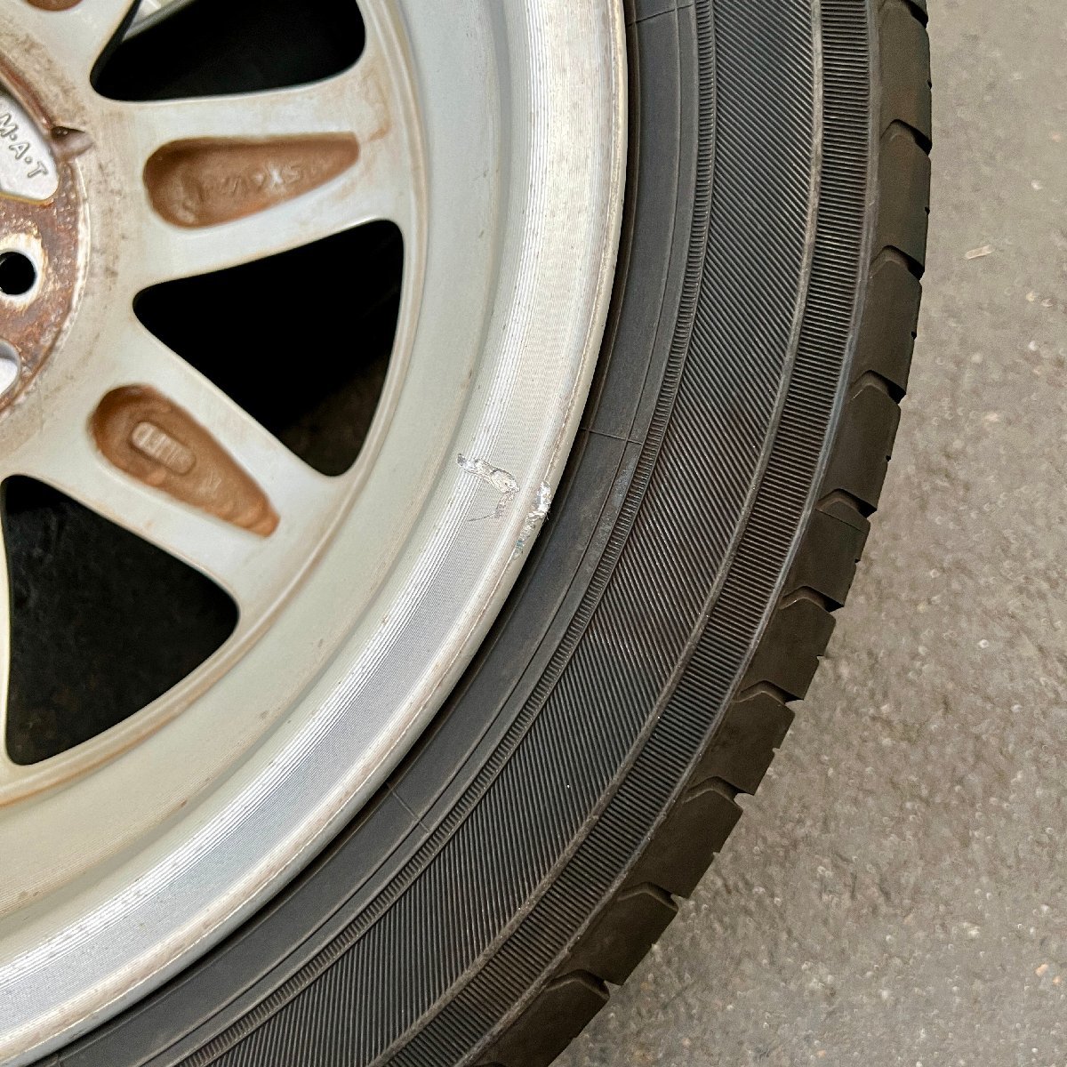 タイヤ付き純正ホイール4本セット　アルト　HA36S　74P5-545　シルバー　15×4 1/2J　+45　100　4穴　165/55R15　2020年製　2ミリ