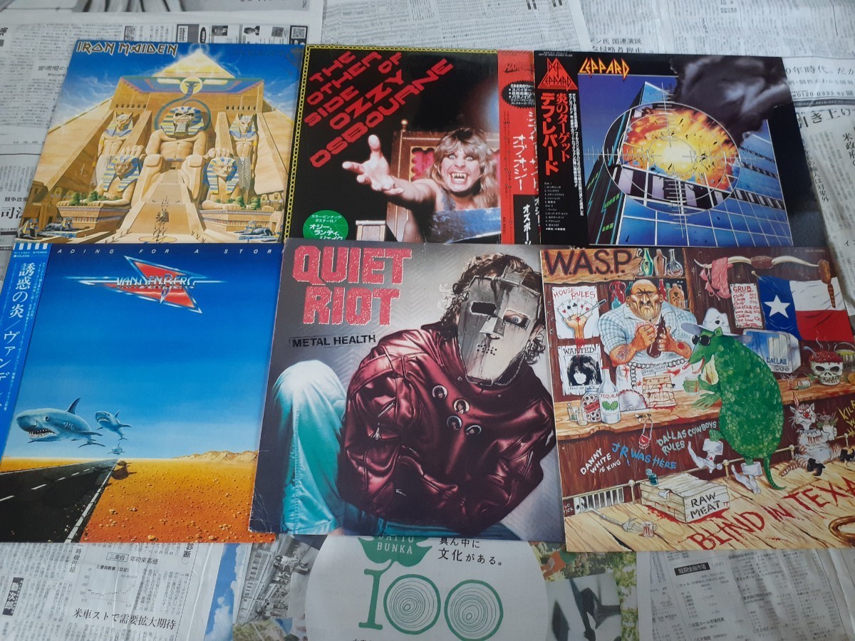 レコード　６枚　輸入盤　オリジナル　ドッケン　ゲイリー・ムーア　ヘヴィ　メタル 最安値，100%新品 ハードロックヘビーメタルLP34枚LD1枚まとめて