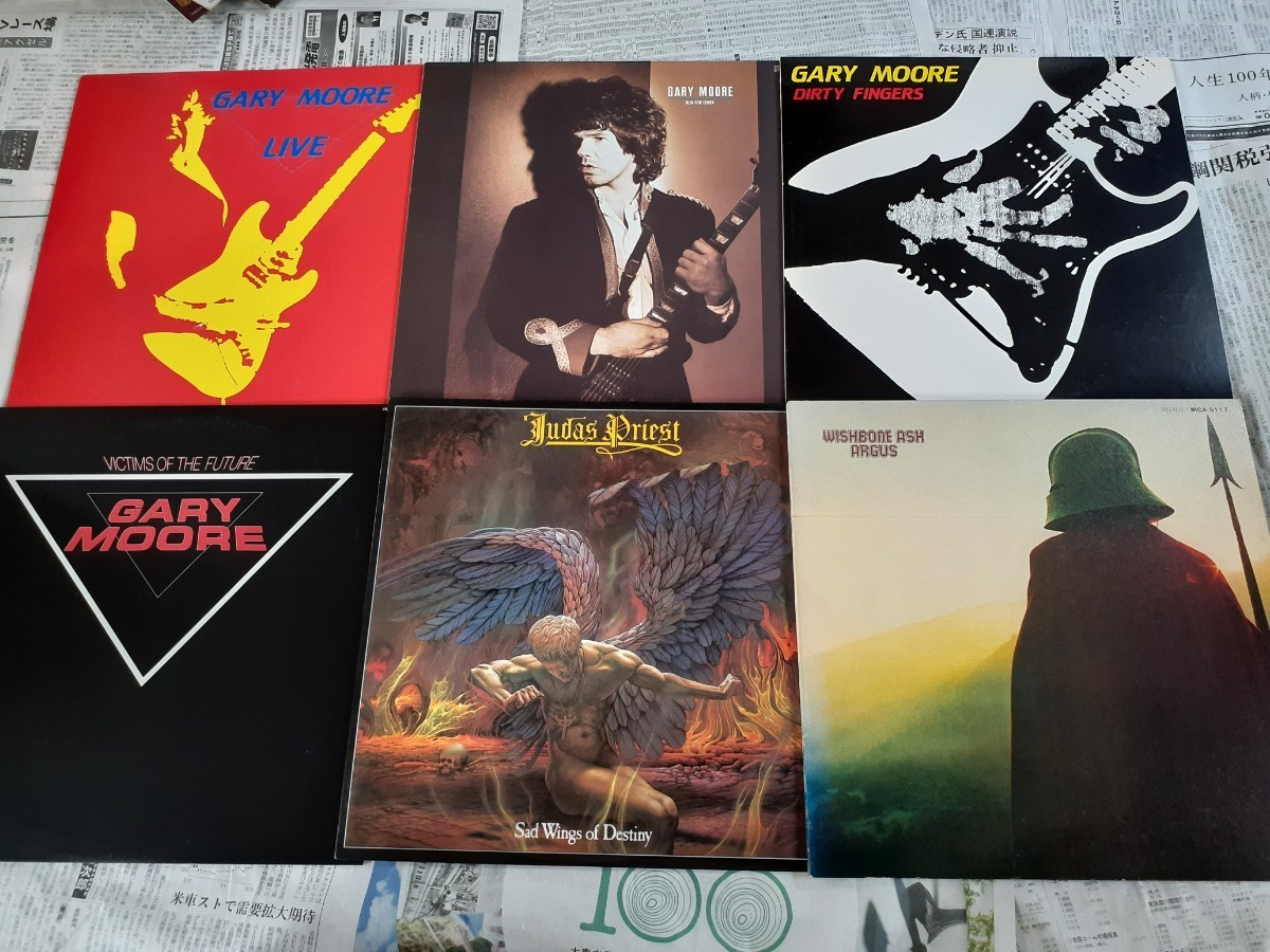 レコード　６枚　輸入盤　オリジナル　ドッケン　ゲイリー・ムーア　ヘヴィ　メタル 最安値，100%新品 ハードロックヘビーメタルLP34枚LD1枚まとめて