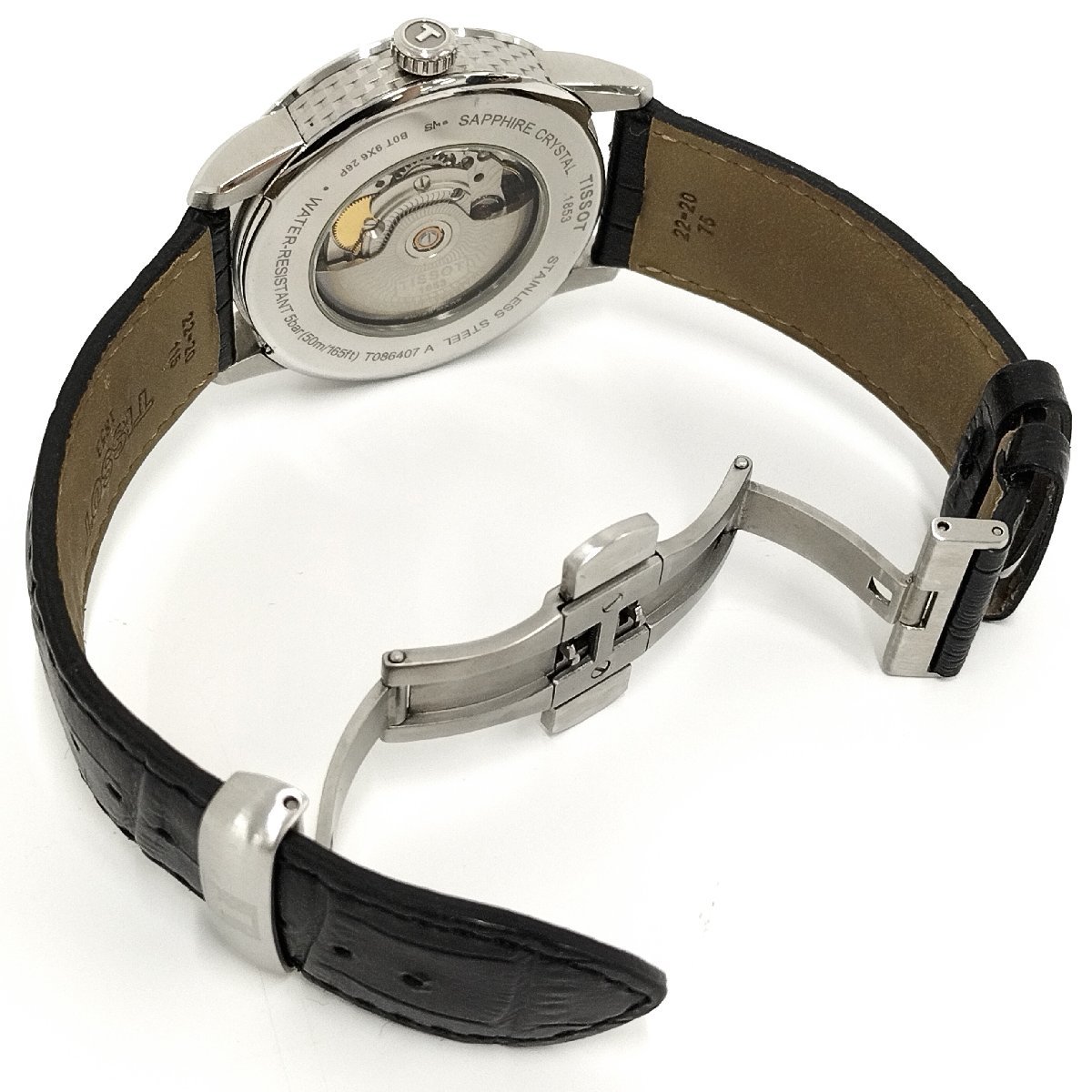 ○TISSOT ティソ パワーマチック80 T086407 1853 メンズ腕時計 SS