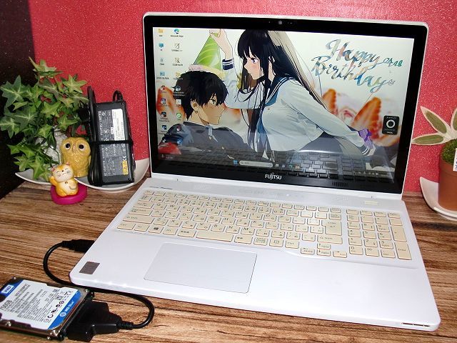 Windows11Pro最新22H2Ver Office2021新品SSD512GB+HDD750GB タッチパネルCore i7【LIFEBOOK AH77/M】メモリ8G/Wi-Fi/HDMI/ブル-レイ/WebCam