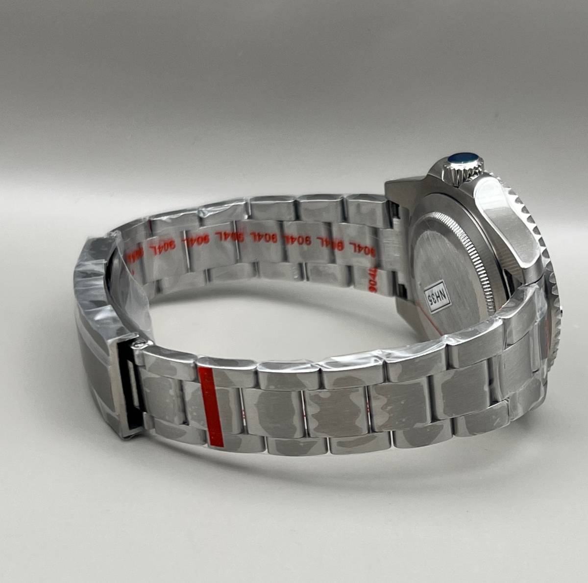 SEIKO MOD NH35 カスタム ブラック 赤針 40mm マリーナ ダイバーズ