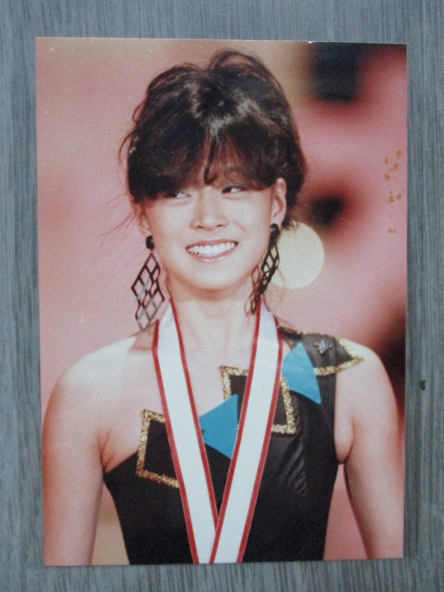 激レア 中森明菜 生写真 E判 当時物 CANDY BEARショップ 激レア 中森