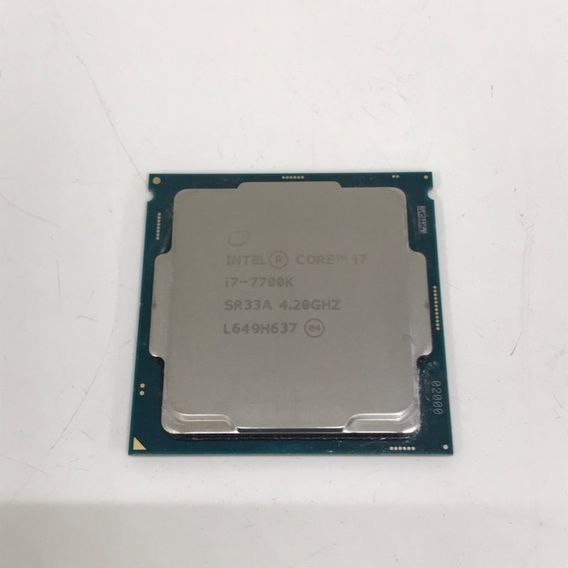 ジャンク】Intel CPU Core i7-7700K 4.20GHz 230920SK130563 Intel
