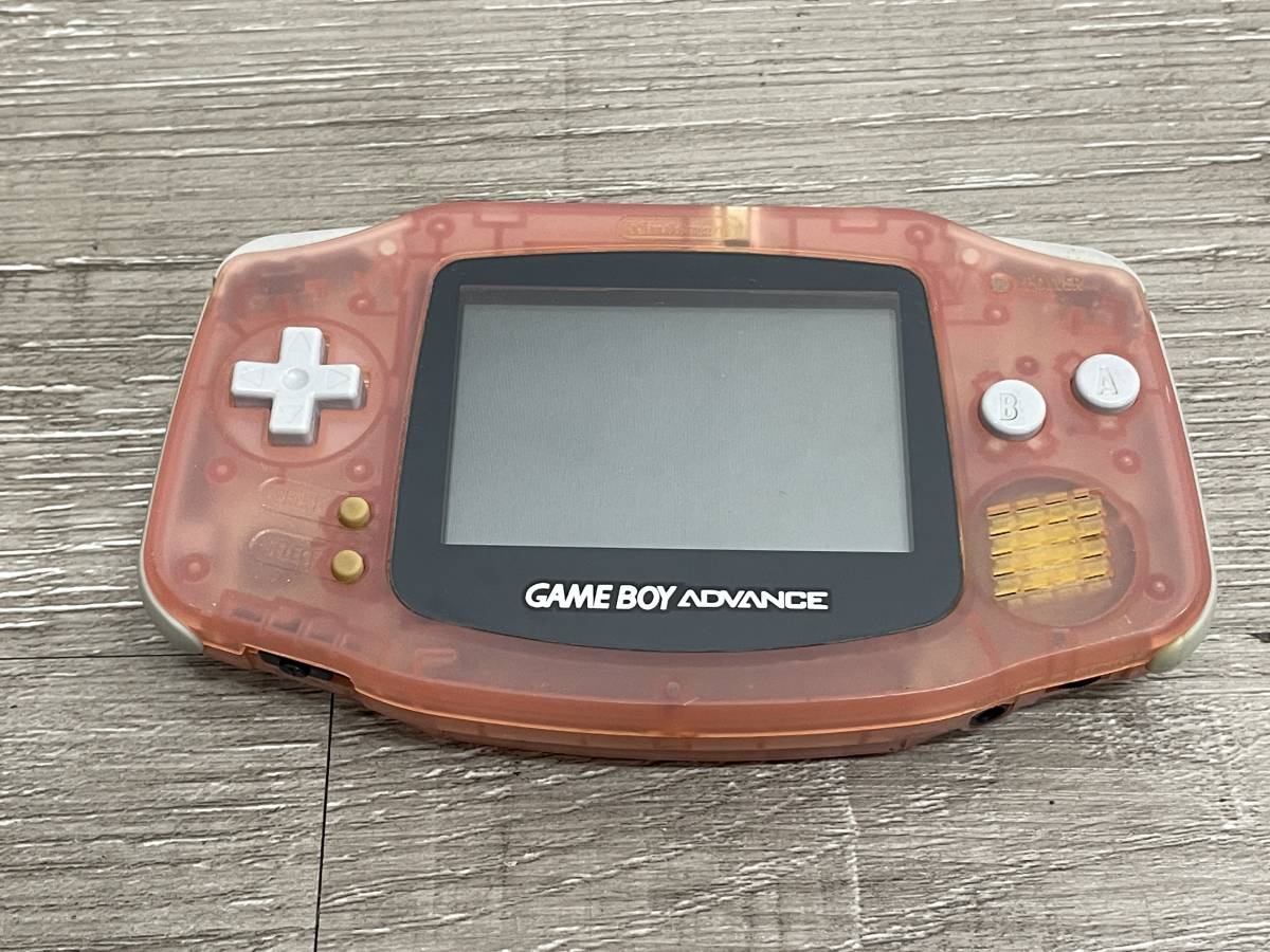 ☆ GBA ☆ ゲームボーイアドバンス ミルキーピンク 本体 動作品 状態