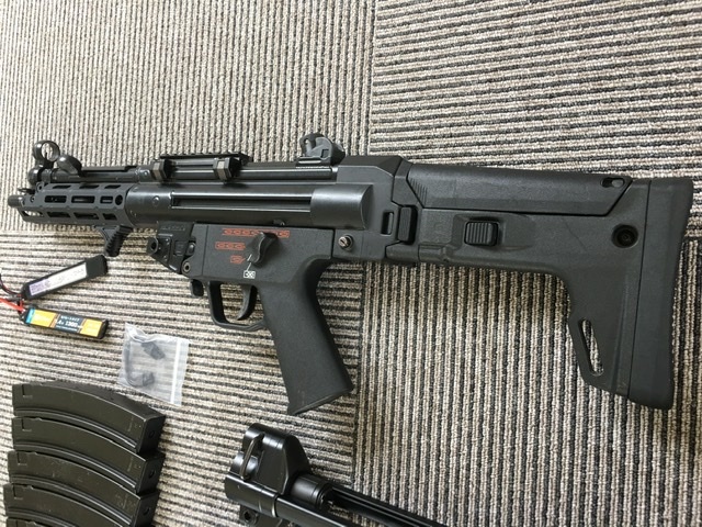 東京マルイ 次世代mp5 外装カスタム付属品多数(電動ガン)｜売買 
