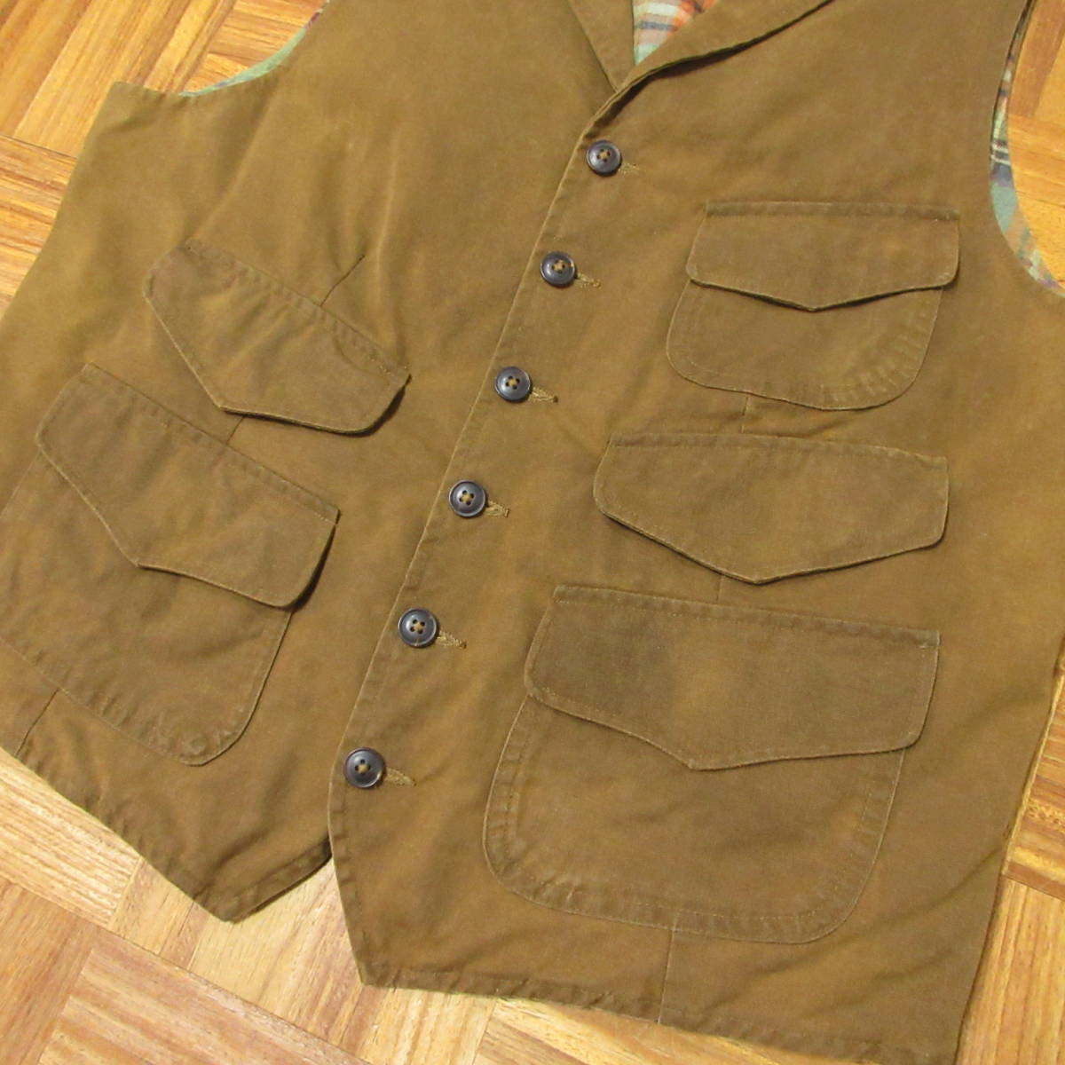 希少 POLO RALPH LAUREN ラルフローレン シンチバック オイルド 