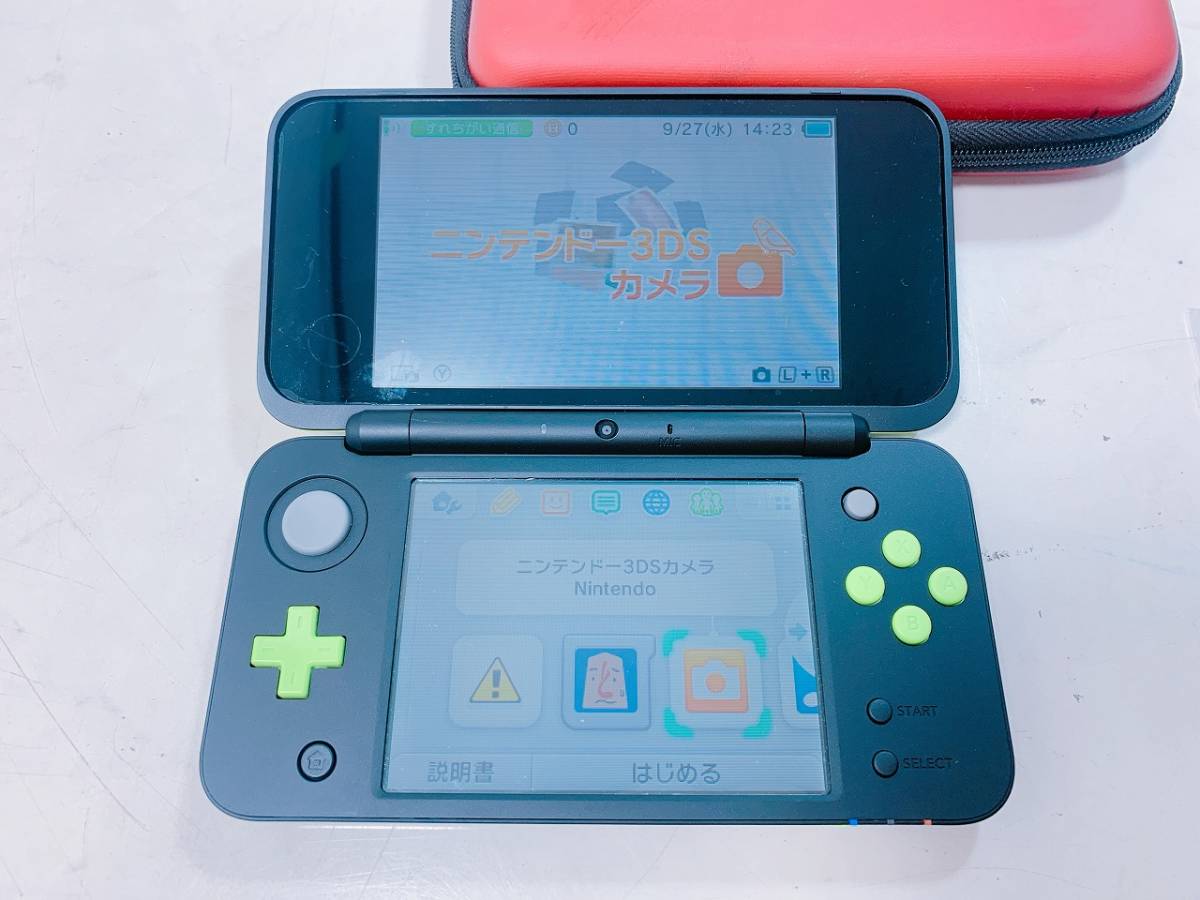 54n 60 Nintendo 任天堂 ニンテンドー2DS LL 本体 ブラック×ライム JAN  