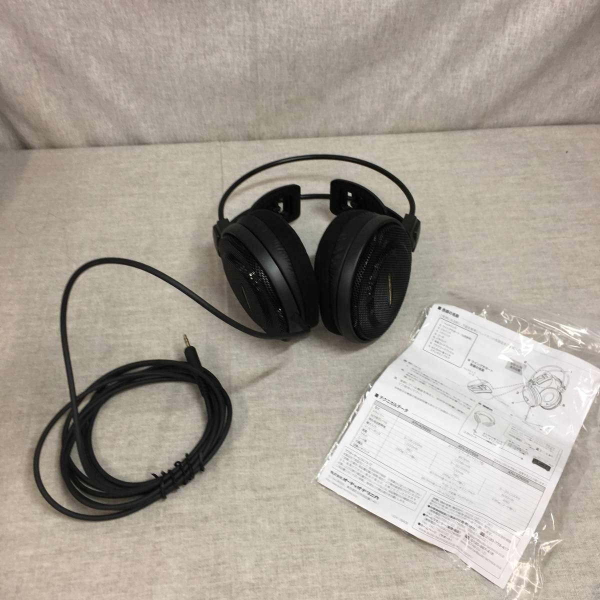 オーディオテクニカ ATH-AD900X ヘッドホン 有線 開放型 ケーブル 3m