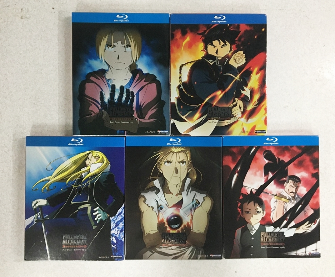 0112657J★ Blu-ray 鋼の錬金術師 輸入盤 全5巻セット Fullmetal Alchemist: Brotherhood