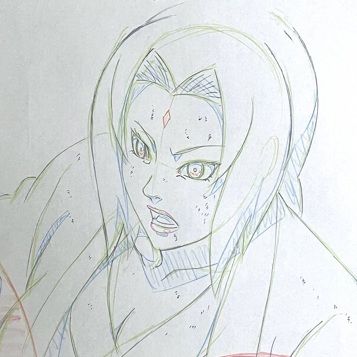 ナルト 原画 4枚セット 綱手／Genga[検索用：セル画 Cel]