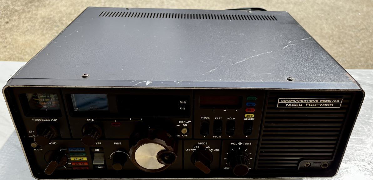 YAESU ヤエス 受信機 YAESU ヤエス FRG-965 広帯域受信 本体のみ-新作