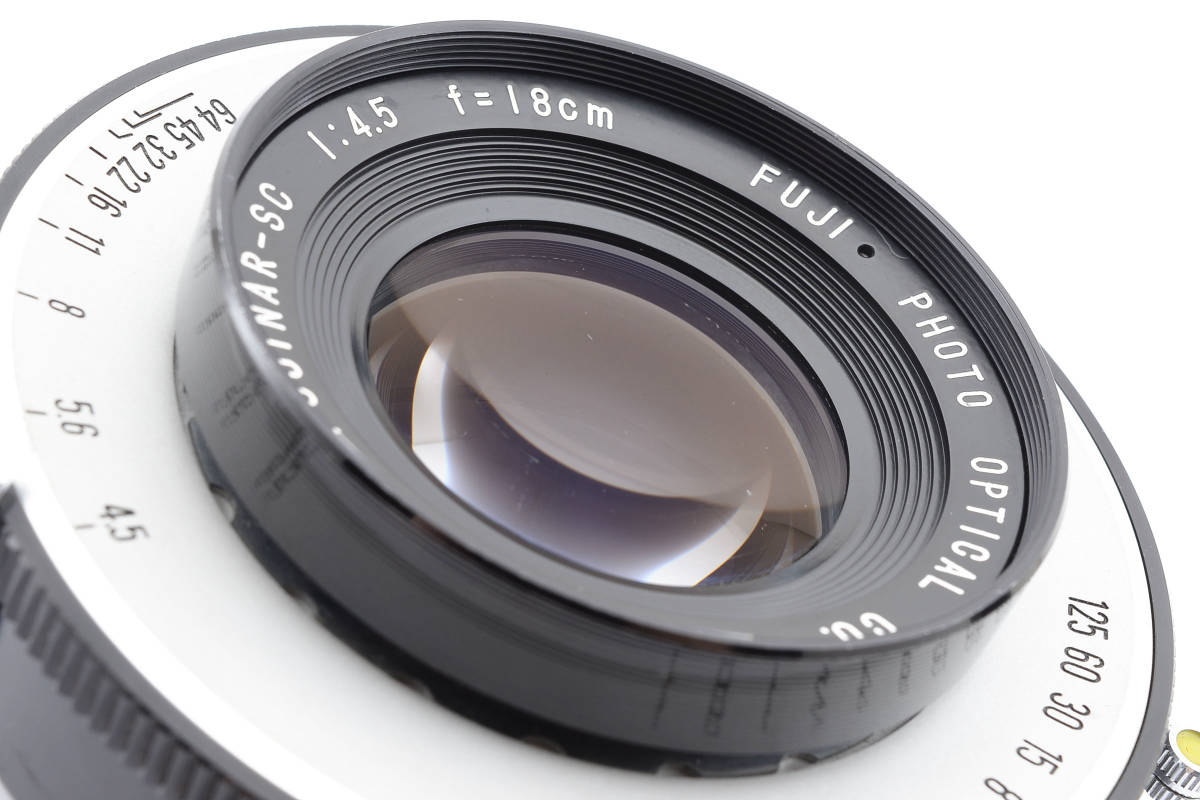 フィルムカメラ FUJI Fujinar-SC 18cm f⁄4.5 Copal No. 3 フィルム