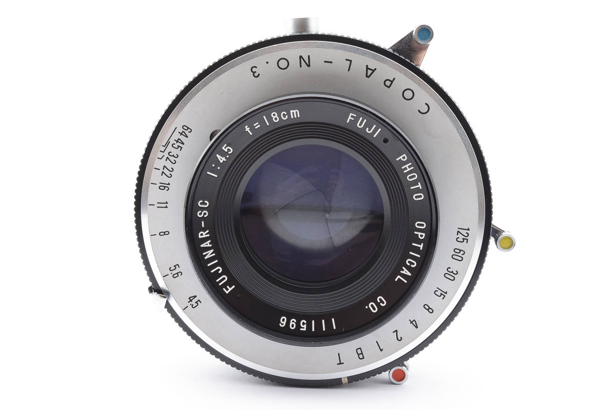 フィルムカメラ FUJI Fujinar-SC 18cm f⁄4.5 Copal No. 3 フィルム