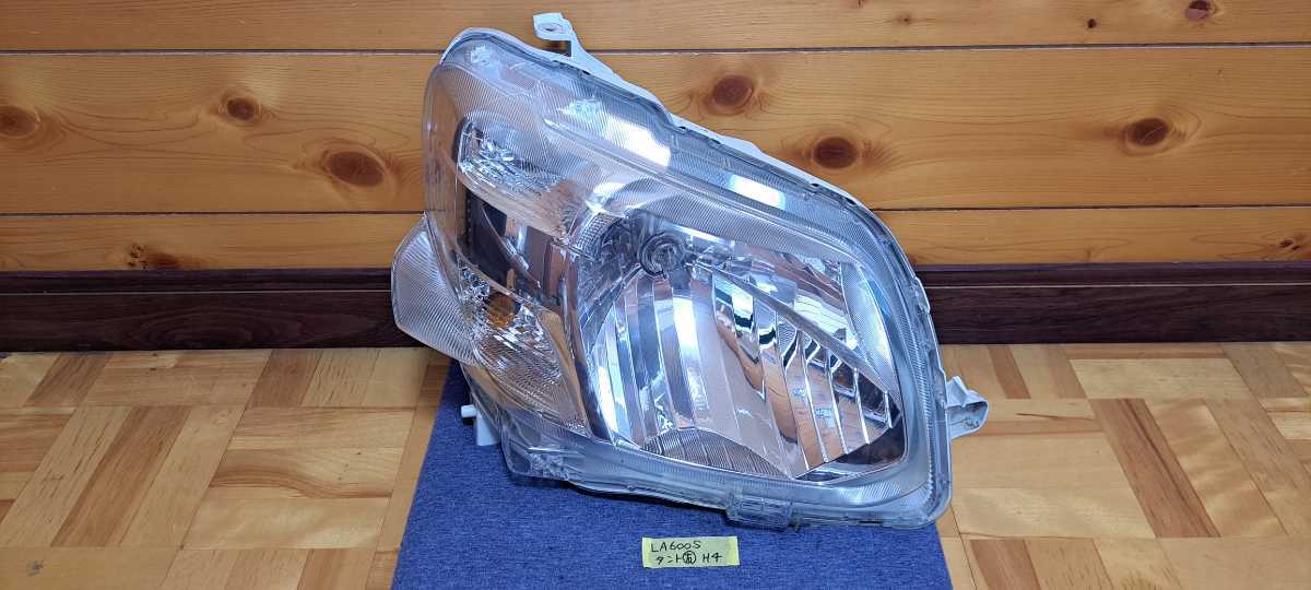 タント LA600S 右ヘッドライト ダイハツ 600 LA600 タント ハロゲン ヘッドライト 運転席側 運転席 純正 中古 右側