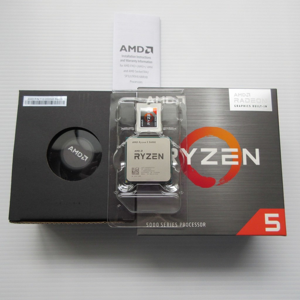 AMD Ryzen 5 5600G BOX 国内正規品 日本国内正規品] AMD Ryzen 5 5600G BOX 中古 [動作確認品]