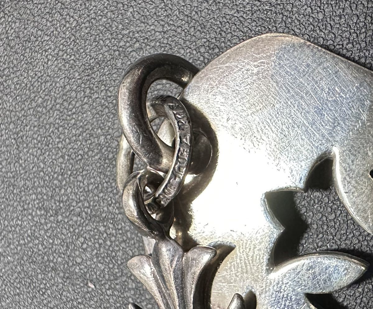 silver925 ドッグタグ クロス カットアウト CHクロス 十字架 