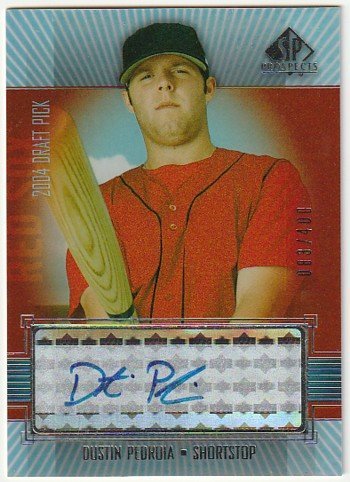  2004 UPPER DECK SP PROSPECTS Dustin Pedroia RC Auto #/400 BOSTON RED SOX LEGEND(2002年～)｜売買されたオークション情報、yahooの商品情報をアーカイブ公開 - オークファン シングルカード
