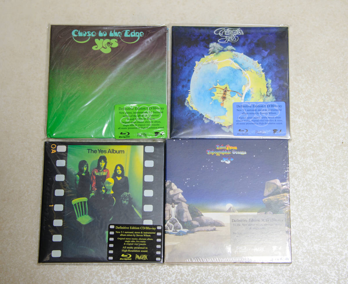 CD+Blu-ray YES / Steven Wilson Mix / Definitive Edition CD Set イエス ...