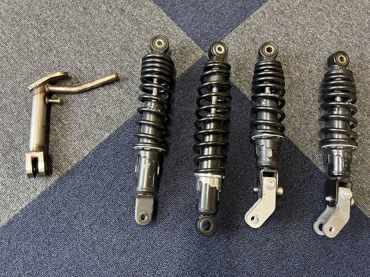23-50☆HONDA フュージョン 中古ローダウンサス ショートスタンド SET