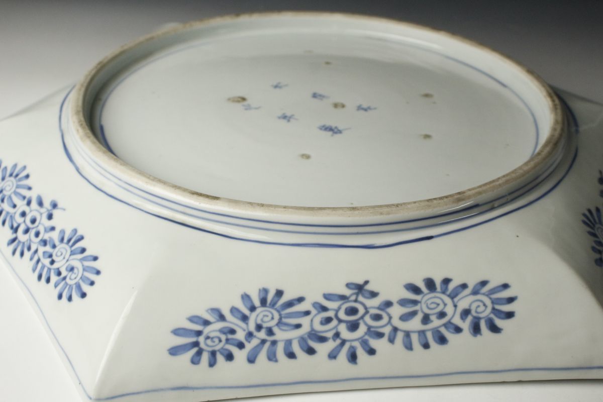 古伊万里染付風景図大皿 古伊万里染付風景図大皿 - メルカリ