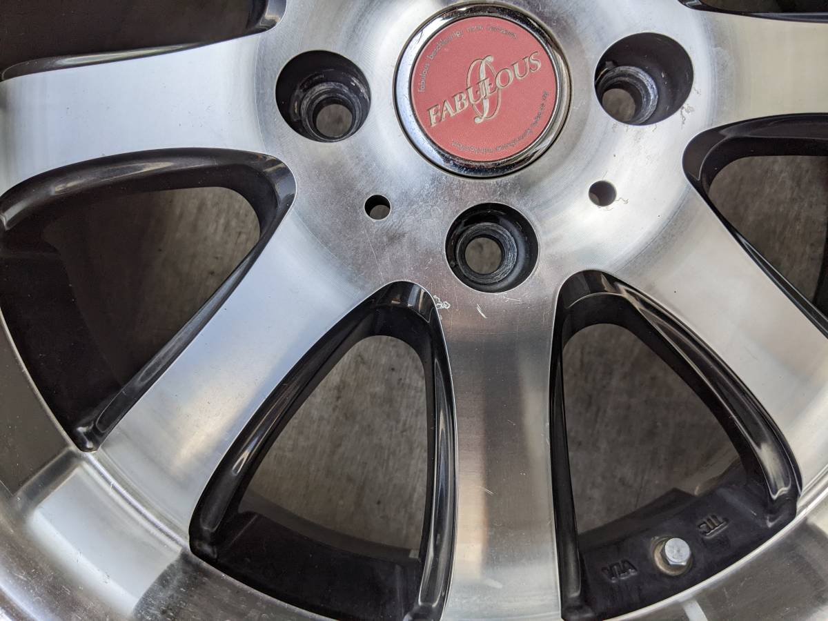 ファブレス 5.5J 17インチ PCD100 車・バイク・自転車