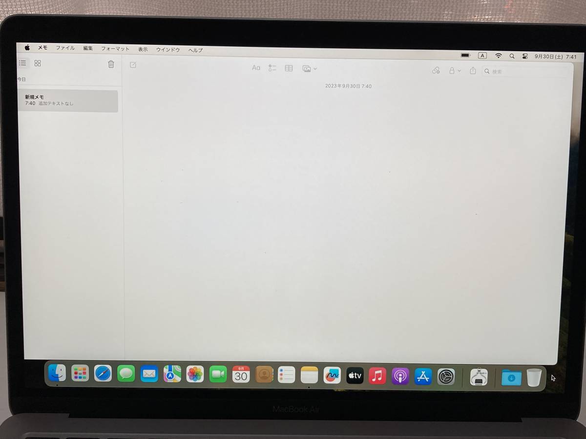 MacBook Air 2020 A1932 第10世代 Core i5/1.1GHz 8GB/256GB スペース
