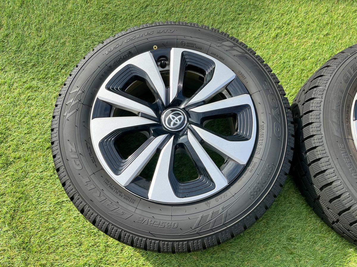 50 プリウス 純正 195/65R15 PCD100 5穴 スタッドレスタイヤ ホイール 