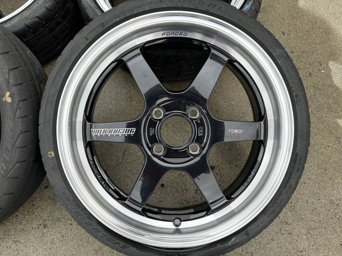RAYS VOLKRACING レイズ ボルクレーシング TE37 KCR 16×5.5J ET45 100 