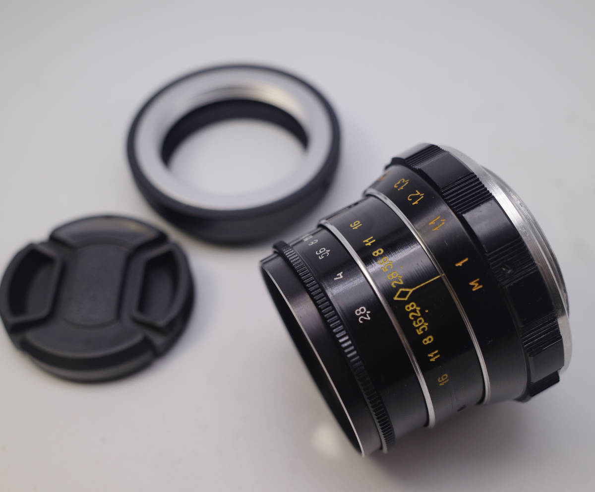 MC M42 INDUSTAR f2.8 f⁄2.8を持って デジカメ 110 美品 イン