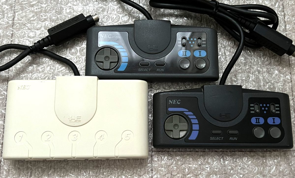 PCエンジン本体,天の声,天の声バンク,コントローラー×2,マルチタップ 