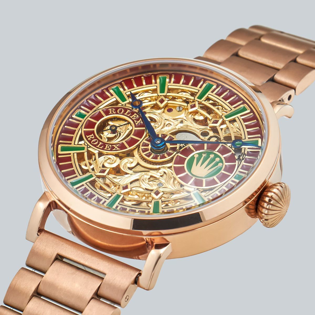 アンティーク／Marriage watch／Rolex 懐中時計をアレンジした46mmの 