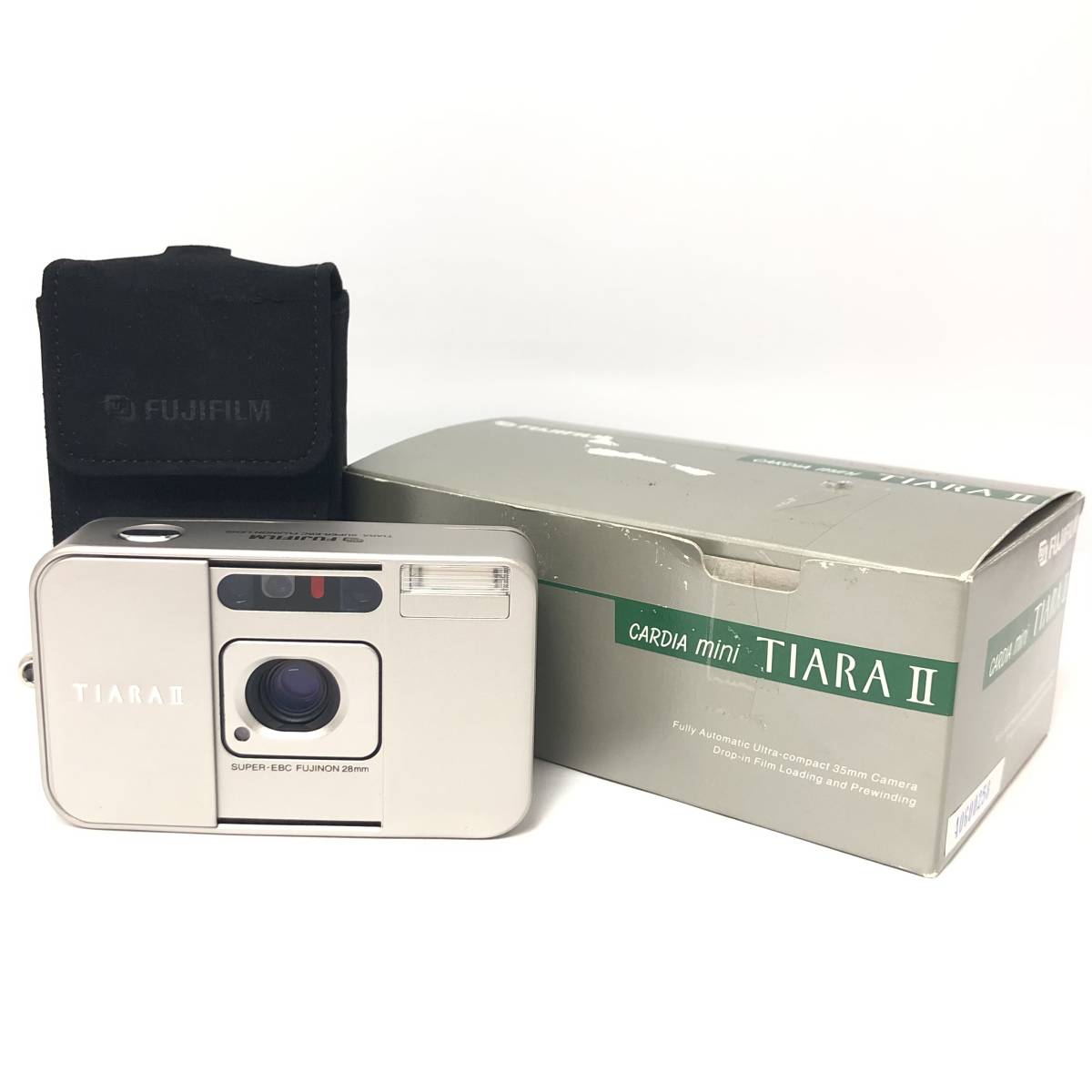 カメラ、光学機器 【美品 ケース付き】 富士フィルム Fujifilm Cardia