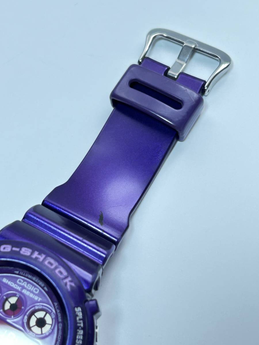 CASIO カシオ G-SHOCK ジーショック 腕時計 3230 DW-6900CC 稼働 紫  