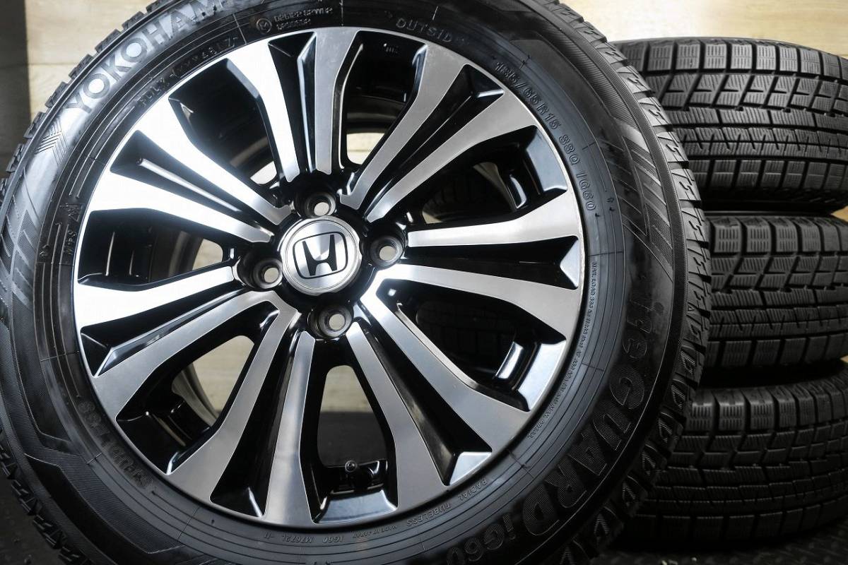 雪道安心 国産 バリ山 スタッドレス ヨコハマ IG60 185/65R15 ホンダ 
