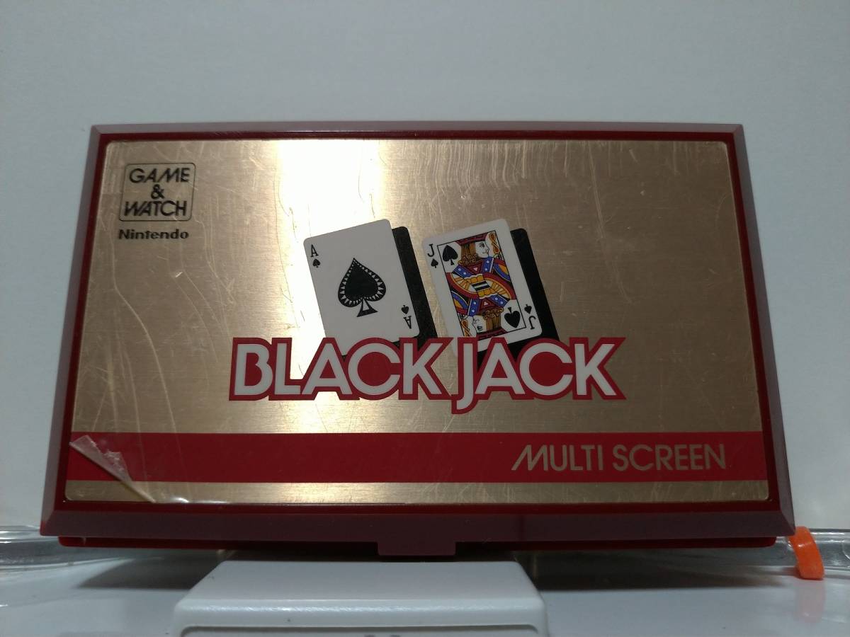 美品】任天堂ゲームウォッチ ブラックジャック海外版 箱説付☆Nintendo