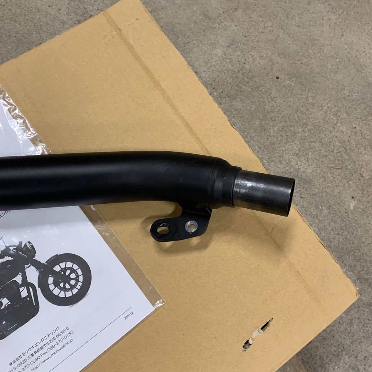 GB350S モリワキ 21- B.R.S Front Pipe BLACK フロントパイプ 01811 