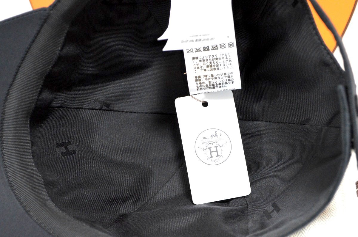 1円○未使用タグ付○エルメス○ベースボールキャップ○EPRON D