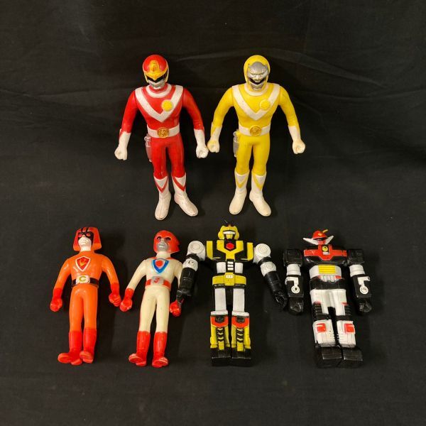 DIe383Y06 ポピー 太陽戦隊サンバルカン バトルフィーバー など ソフビ