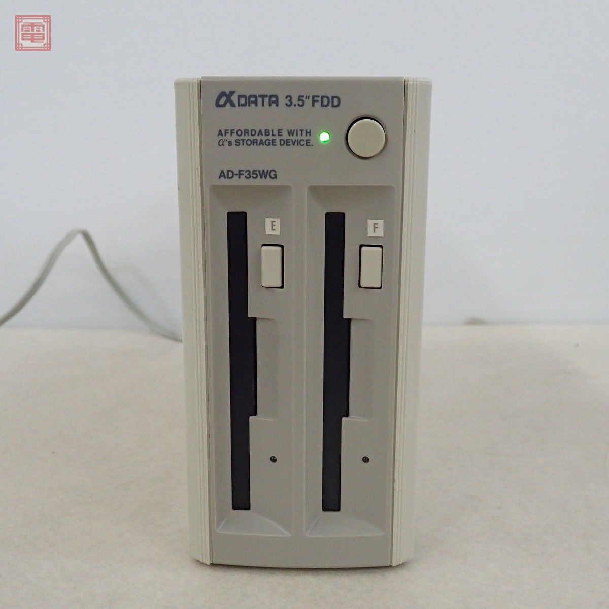 動作未確認 αDATA 3.5 FDD AD-F35WG αDATA 外付けFDD 3.5インチ AD-F35WG アルファデータ 50ピンSCSI