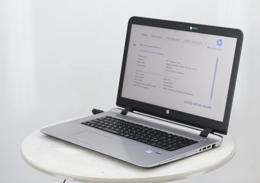 hp ProBook 470 G3 -　Core i7 6500U 2.50GHz 4GB 750GB■1週間保証
