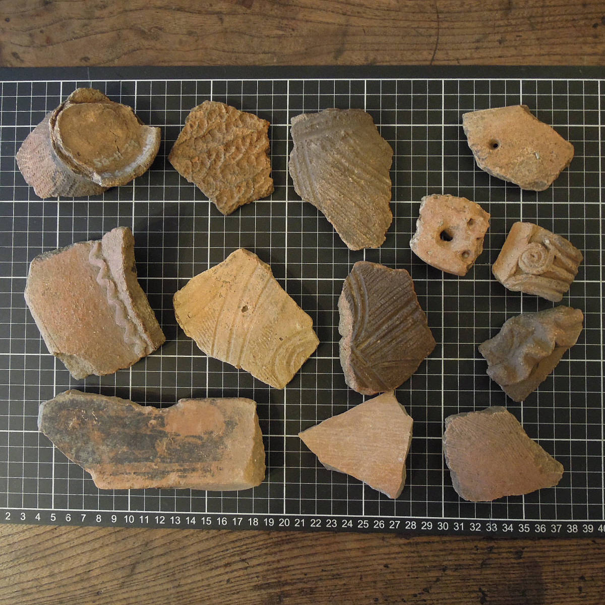 縄文土器片その5 縄文遺跡自宅から5キロほど行った場所で「