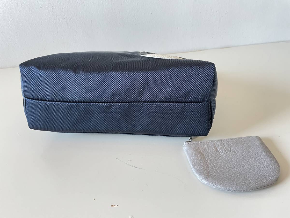 極美品◎日本製 IBIZA イビサ レザー×ナイロンバッグ ハンドバッグ  